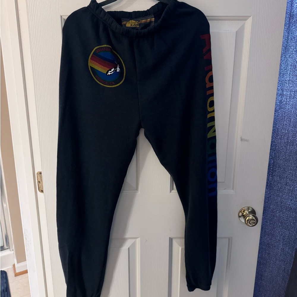 Aviator Nation Logo Sweatpants. EUC. Medium.
